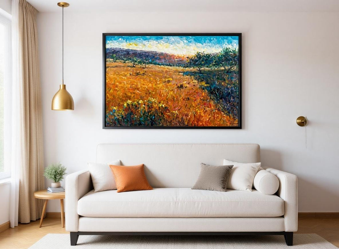 Tuscan Gold: How One Painting Can Transform Your Space