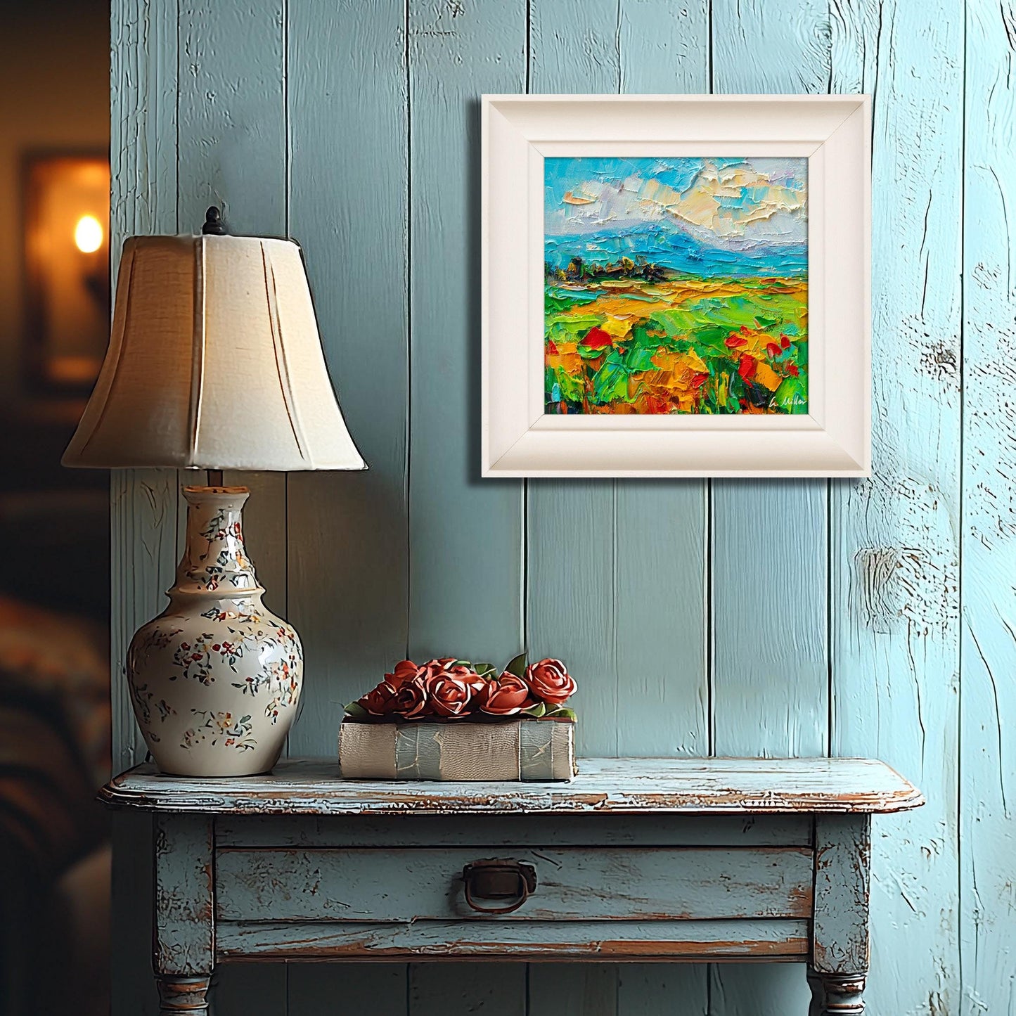 Vibrant Landscape Dreamscape - Original Abstract Expressionist Oil Painting - Modern Abstract Oil Painting