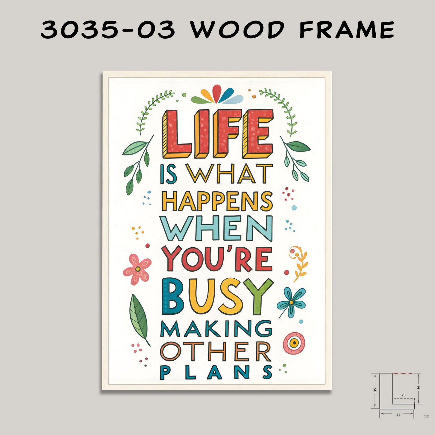 Boho Wall Decor | Life Quote | Colorful Motivational Art | Bedroom Print | Canvas or Digital Download