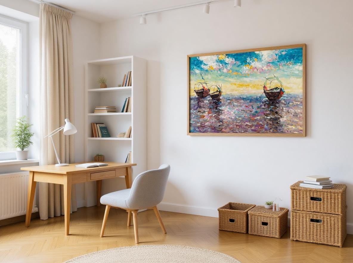 Landscape Oil Painting, Large Art, Painting Abstract, Original Art, Wall Decor, Wall Decor, Canvas Painting, Contemporary Painting - GeorgeMillerArt