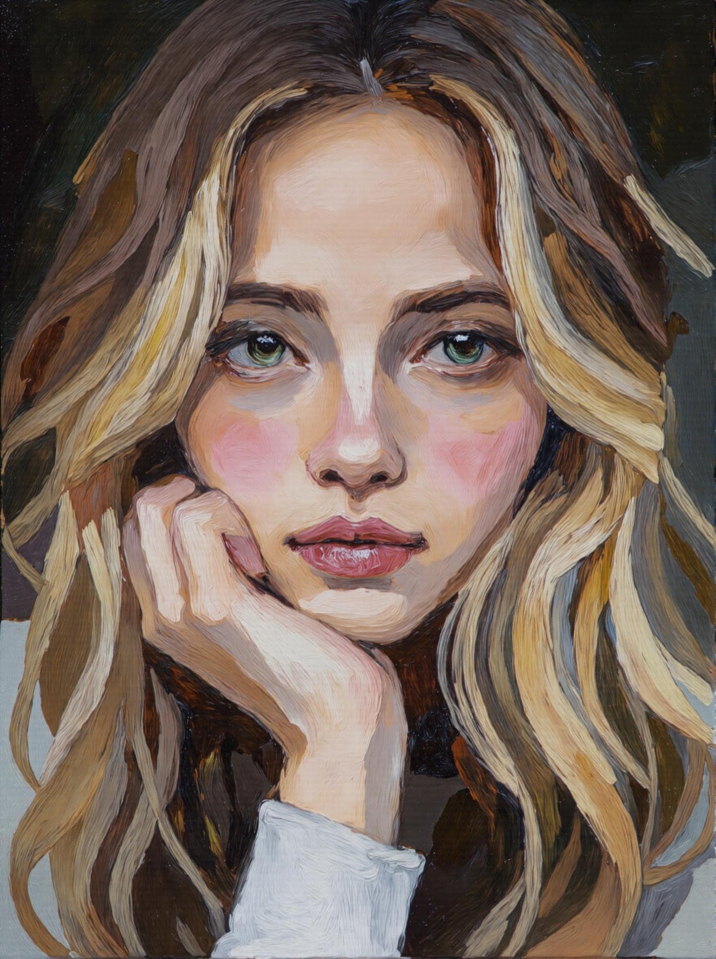 Personalized Oil Painting Style Portrait – Thick Brush Digital Art from Photo – Custom Gift for Home Decor - Transform Photo to Oil Portrait