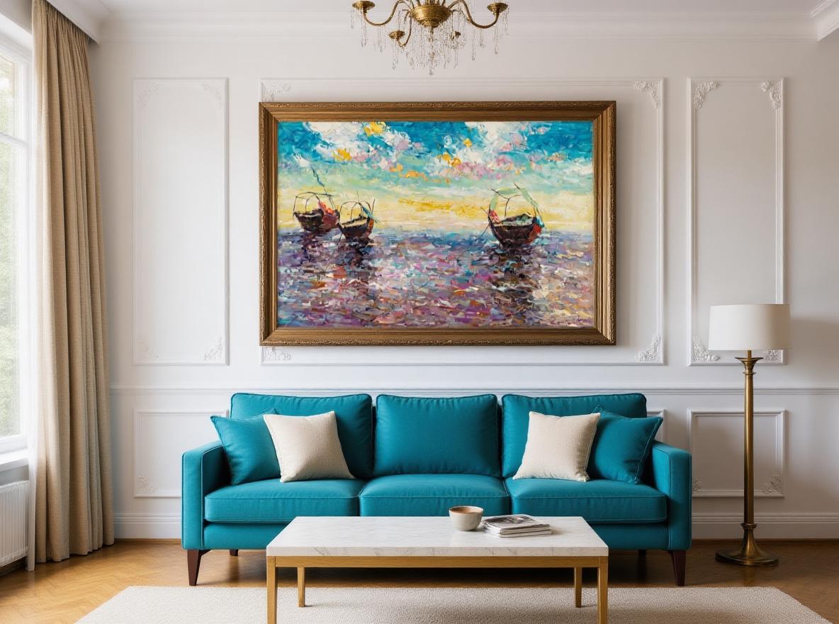 Landscape Oil Painting, Large Art, Painting Abstract, Original Art, Wall Decor, Wall Decor, Canvas Painting, Contemporary Painting - GeorgeMillerArt