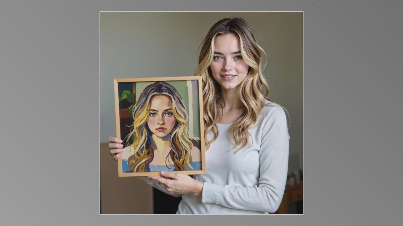 Custom Portrait Canvas Print Giclee Art Personalized Photo to Canvas - Unique Family/Wedding Portrait Canvas Giclee Printing Rolled