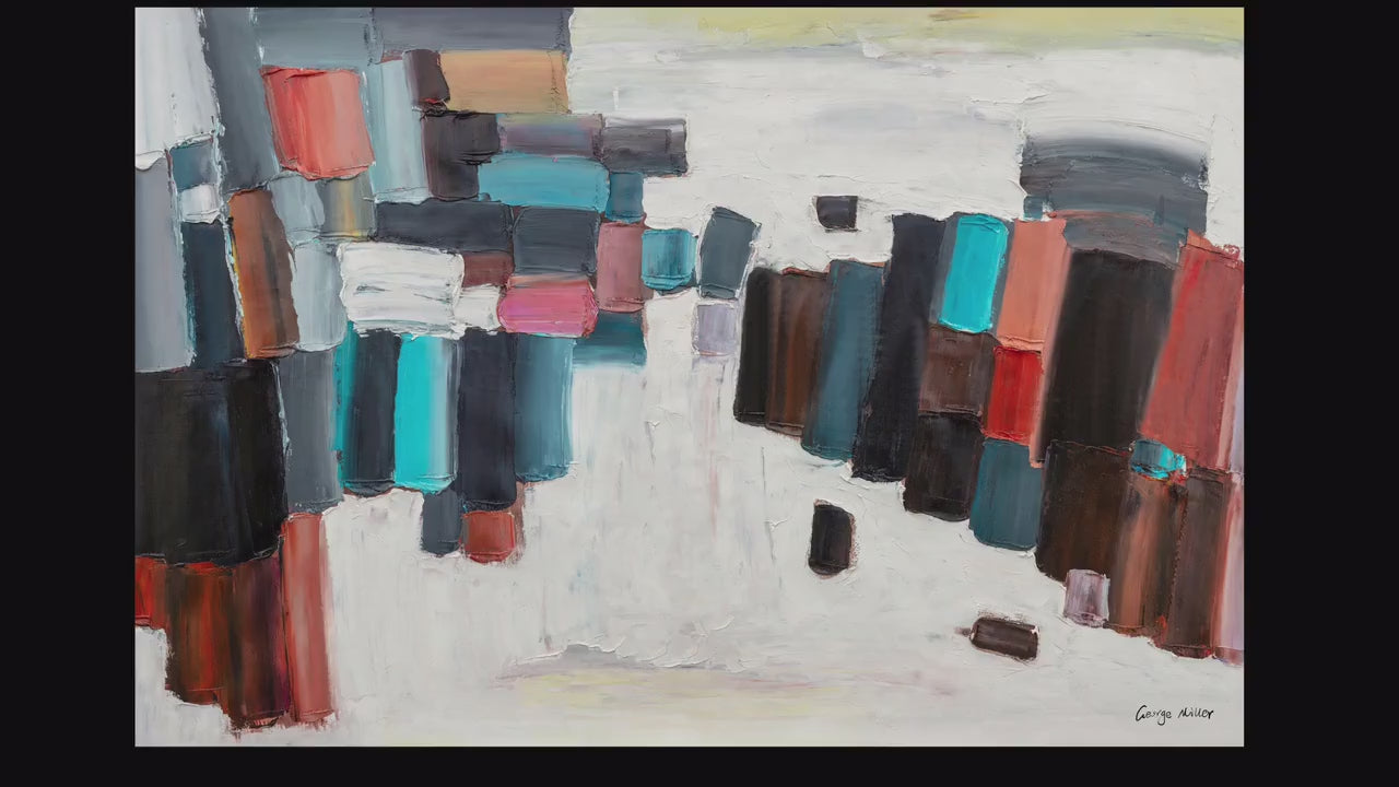 Abstract Art, Large Oil Painting, Contemporary Wall Art, Original Painting, Abstract Canvas Painting, Canvas Art, Black and White Abstract