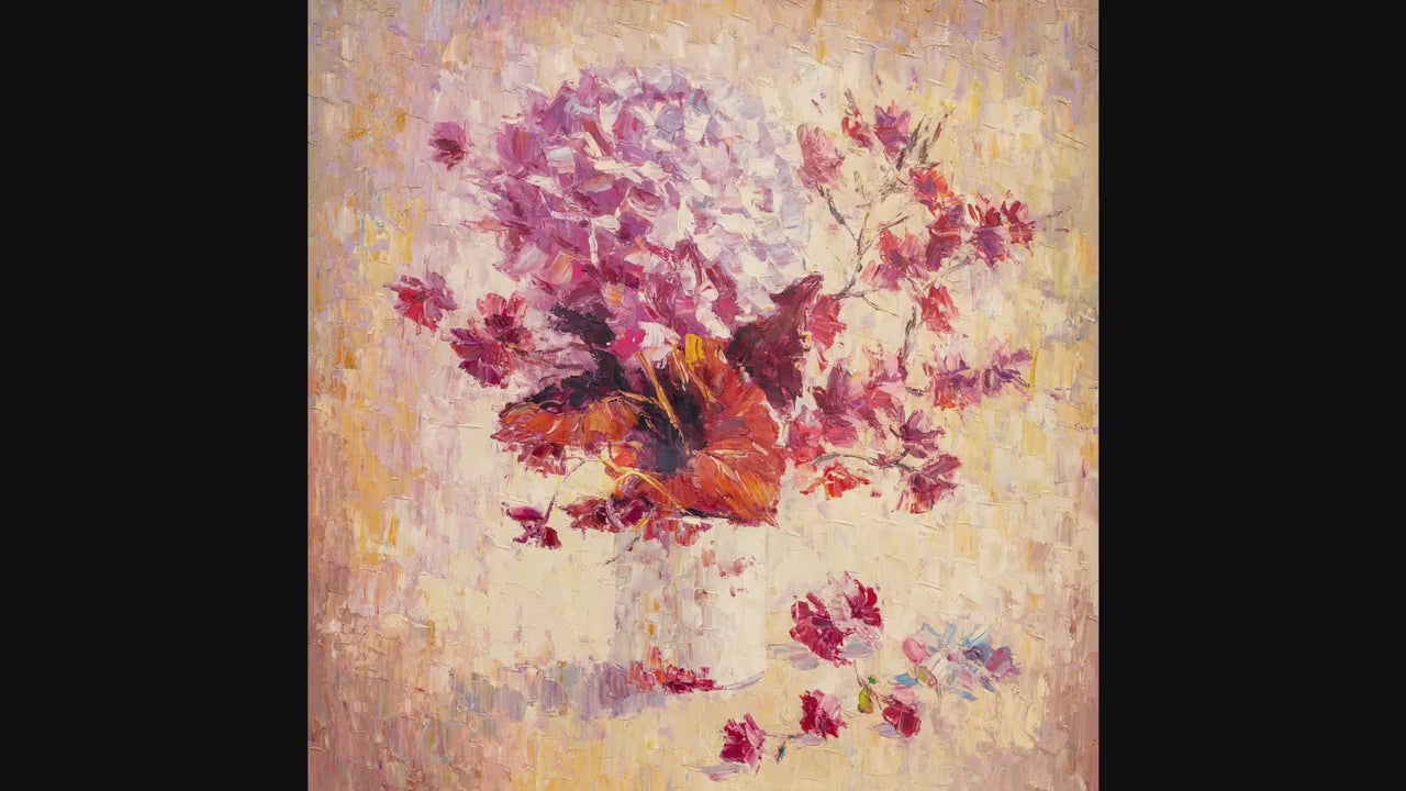Flower Painting, Flower Art, Contemporary Painting, Oil Painting Abstract, Canvas Art, Wall Art Canvas, Oil Painting Original, Palette Knife