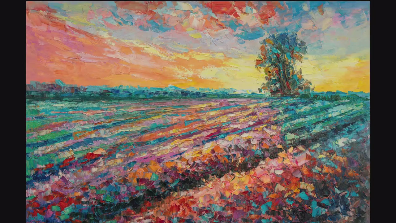 Abstract Painting, Oil Painting, Modern Art, Canvas Wall Art, Abstract Canvas Art, Original Artwork, Large Art, Abstract Landscape Painting