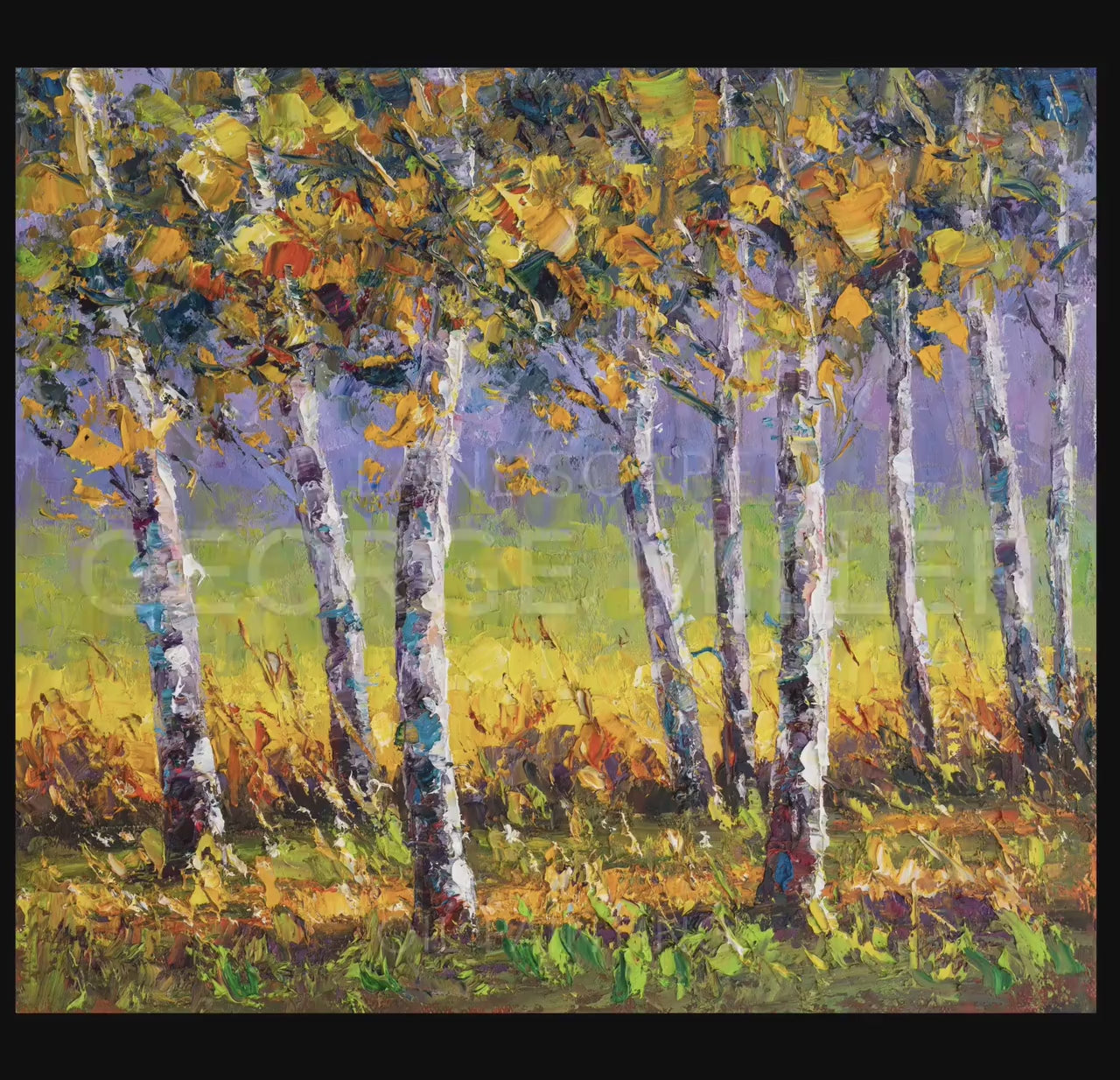 Oil Painting, Village in Spring, Canvas Art, Original Landscape Painting, Original Art, Contemporary Painting, Oil Painting, Wall Decor