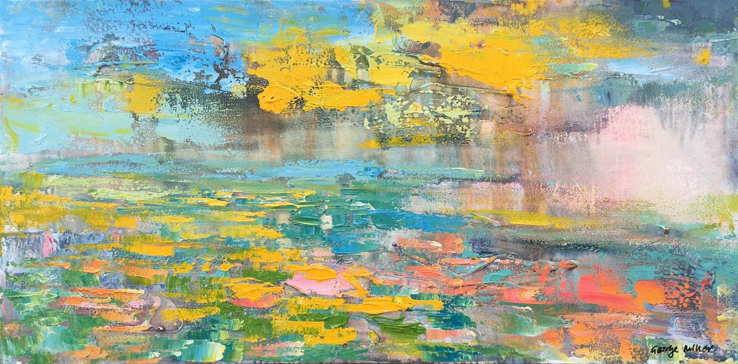 Abstract Oil Painting, Wall Decor, Sign, Large Art, Original Painting, Canvas Art, Modern Painting, Abstract Landascape Painting