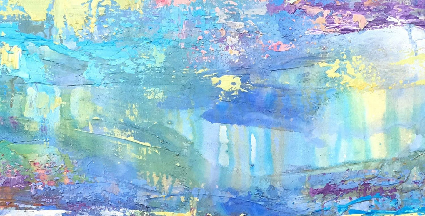 Abstract Painting, Abstract Canvas Painting, Blue, Original Abstract Art, Abstract Landscape Painting, Abstract Art, Modern Painting