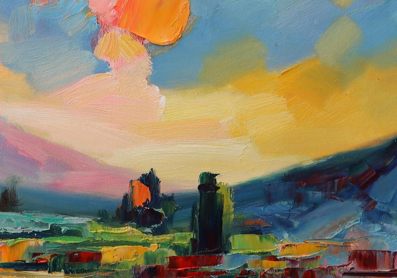 Art Painting, Abstract Painting, Landscape Art, Wall Art, Contemporary Art, Original Abstract Art, Abstract Canvas Art, Oil Painting, Large
