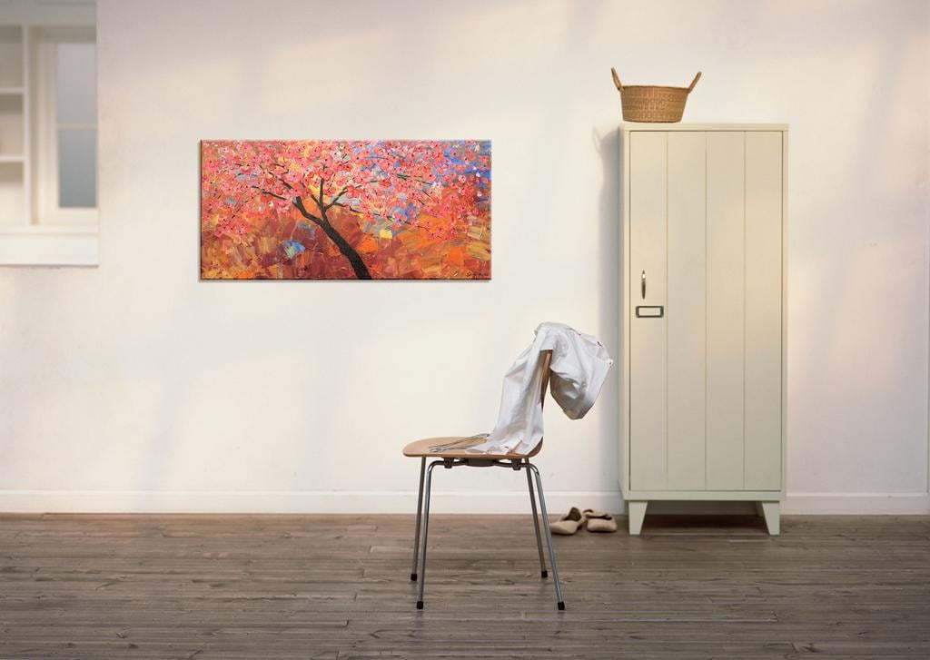Oil Painting Large Abstract Painting Contemporary Art Original Artwork Flower Art Oil Painting Abstract Canvas Painting Tree Painting Floral