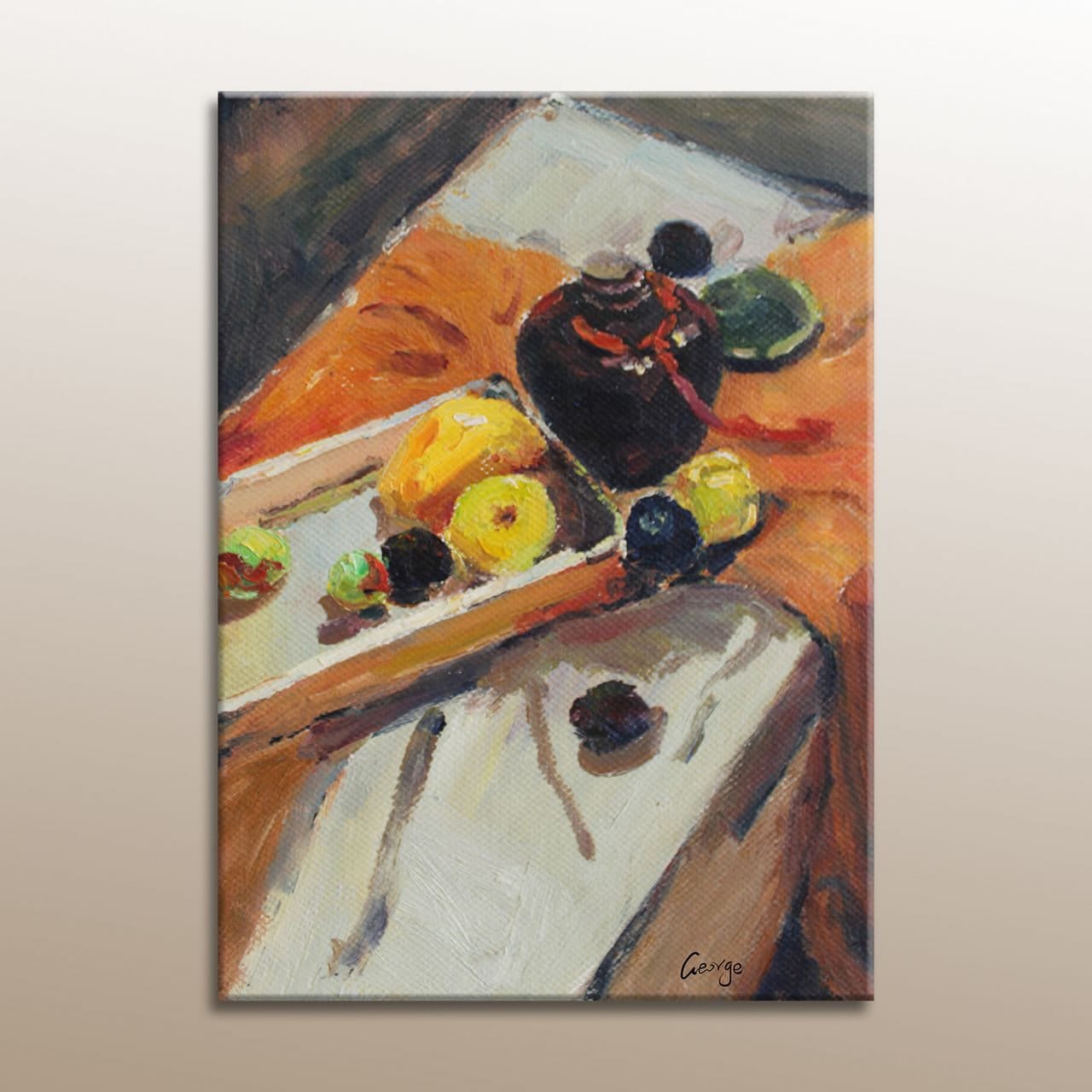 Oil Painting, Still Life Painting, Small Wall Art Canvas, Modern Painting, Abstract Canvas Painting, Abstract Art, Original Oil Painting