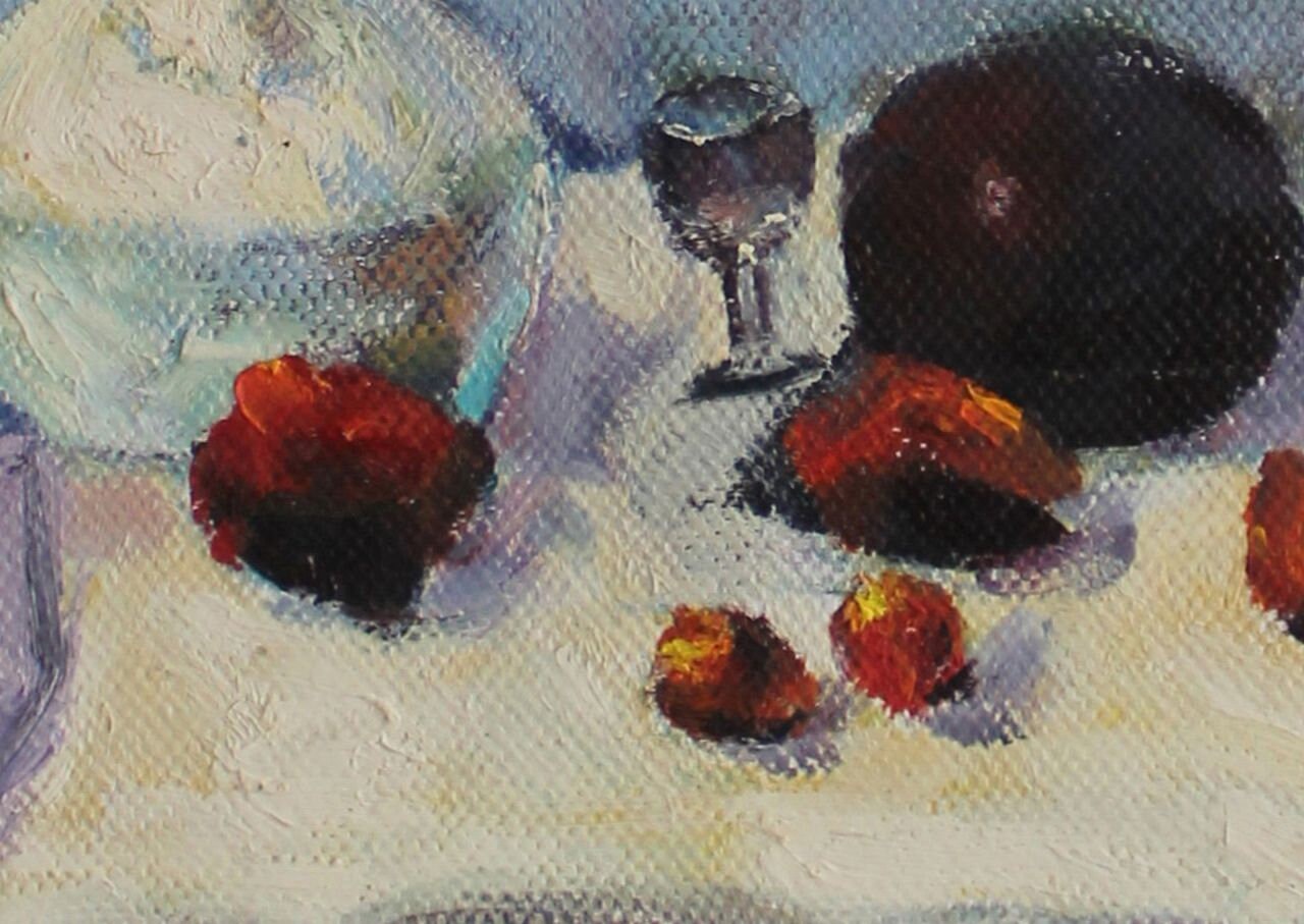 Oil Painting Still Life, Canvas Painting, Abstract Art, Original Oil Painting, Small Oil Painting, Canvas Wall Art, Still Life Painting