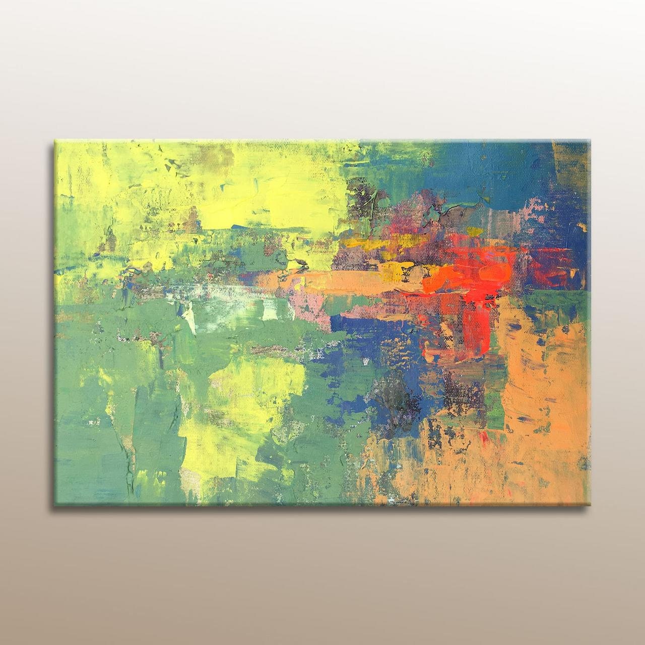 Small Canvas Wall Art, Living Room Art, Modern Painting, Small Abstract Art, Abstract Painting, Original Artwork, Abstract Canvas Art