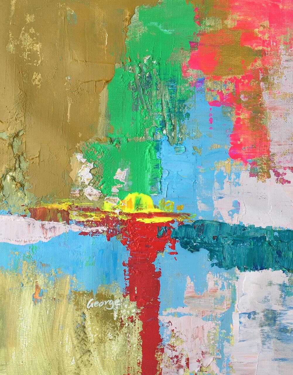 Oil Painting, Abstract Art, Small Art, Canvas Art, Kitchen Art, Canvas Wall Art, Contemporary Painting, Abstract Art, Original Artwork