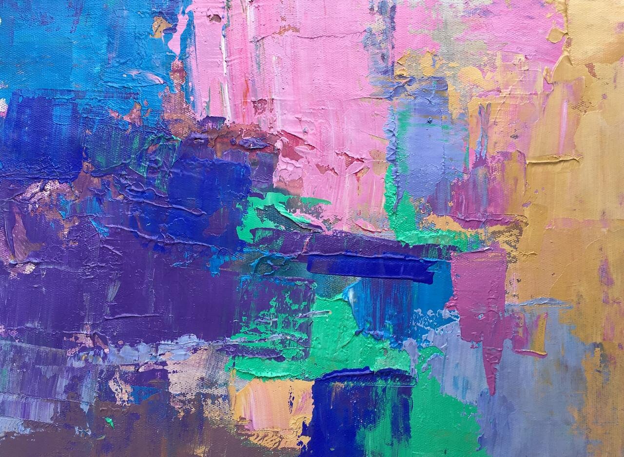 Abstract Canvas Painting, Extra Small Wall Art, Small Art, Modern Painting, Abstract Painting, Sign, Original Abstract Painting