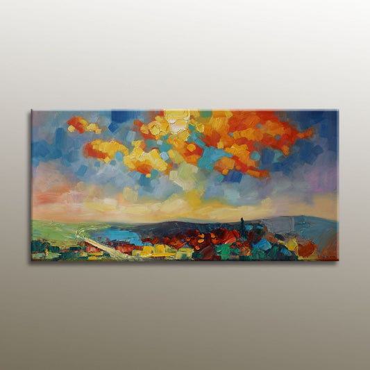 Contemporary Painting, Abstract Canvas Art, Kitchen Art, Large Oil Painting, Abstract Wall Art, Abstract Painting, Original Artwork