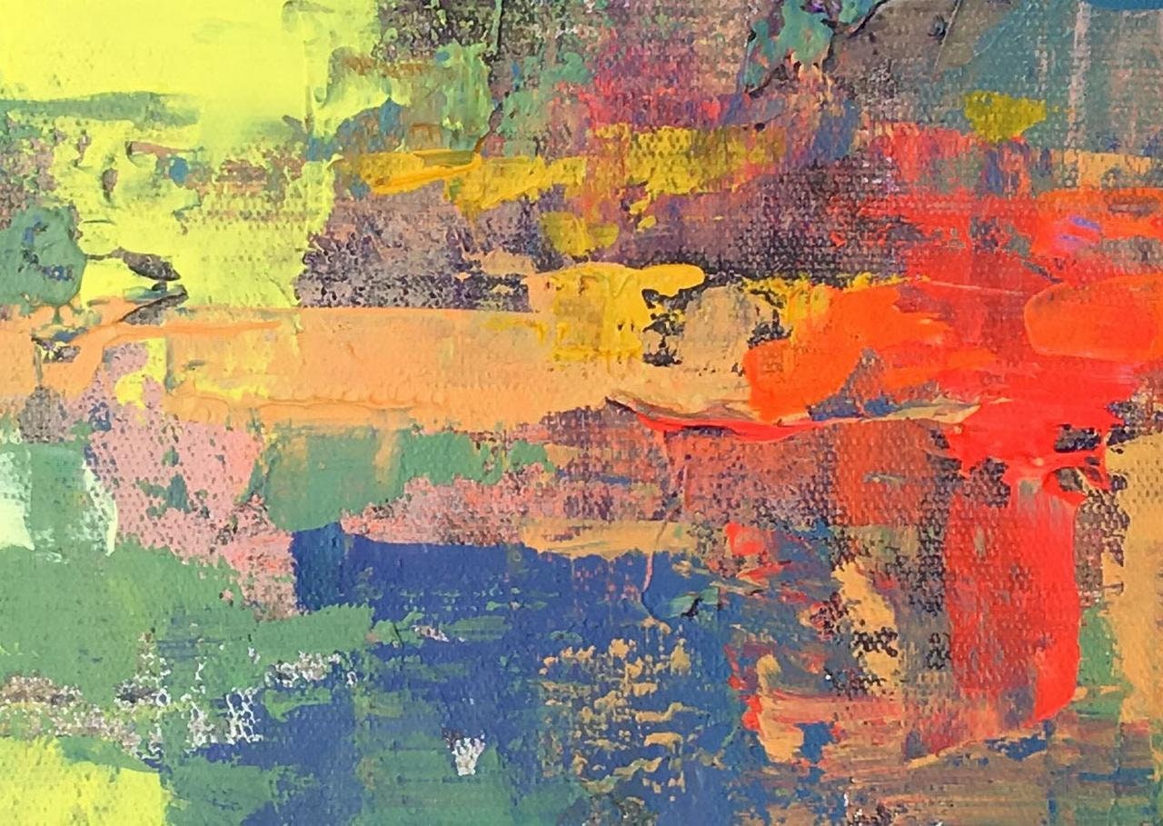 Small Canvas Wall Art, Living Room Art, Modern Painting, Small Abstract Art, Abstract Painting, Original Artwork, Abstract Canvas Art