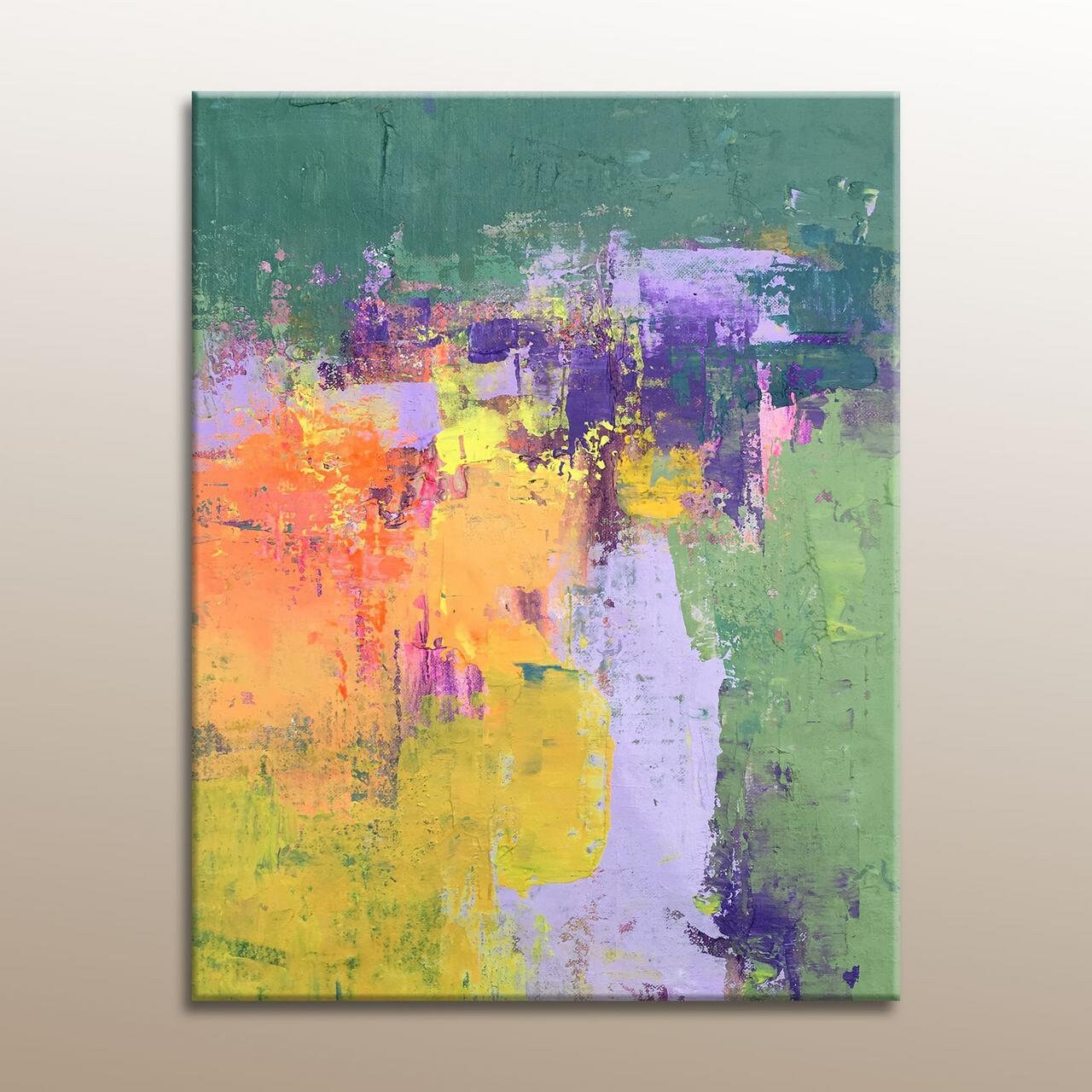 Abstract Canvas Painting, Original Painting, Bedroom Decor, Abstract Oil Painting, Small Oil Painting, Contemporary Art, Wall Art