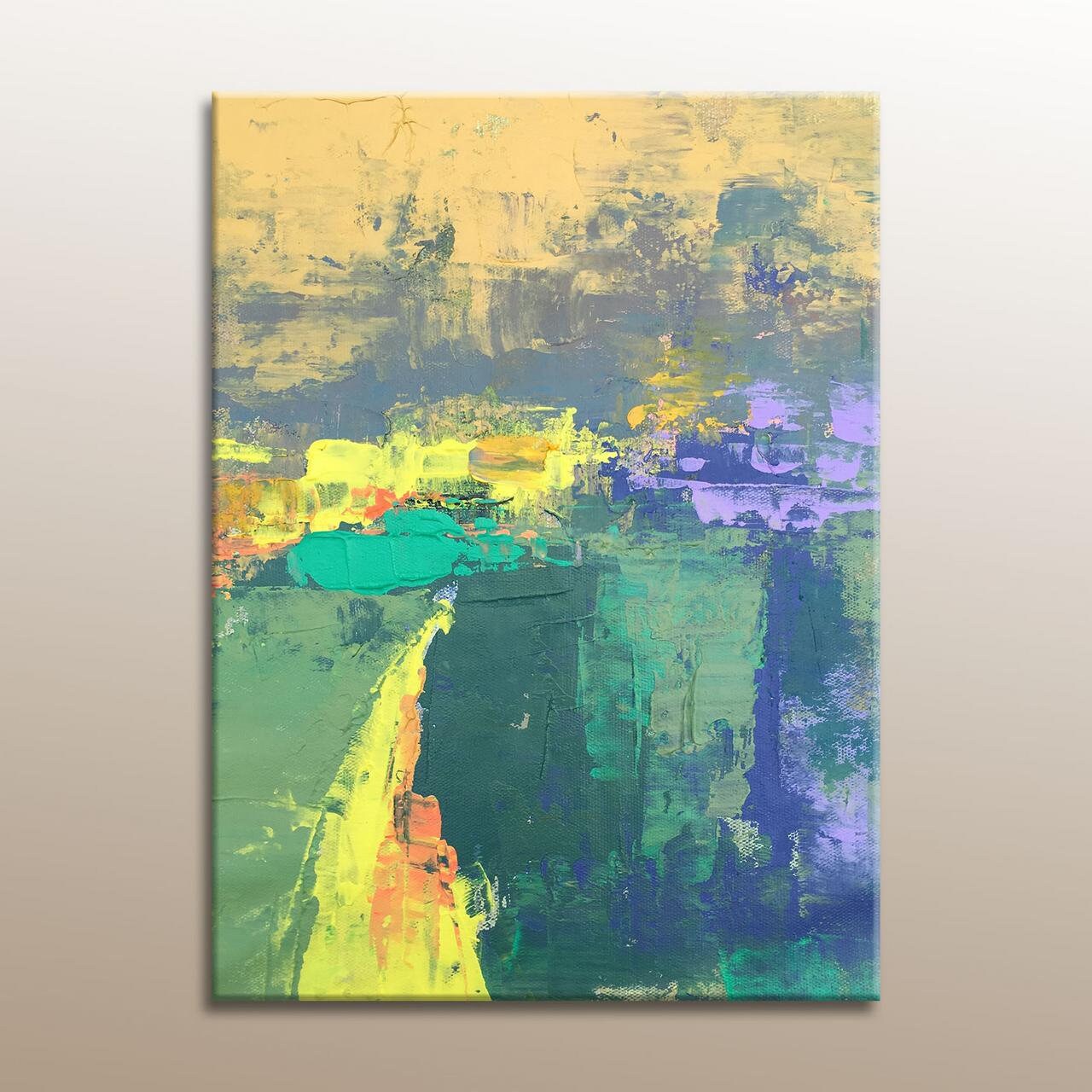 Abstract Canvas Painting, Modern Painting, Small Canvas Painting, Living Room Art, Abstract Art, Wall Art, Original Abstract Painting