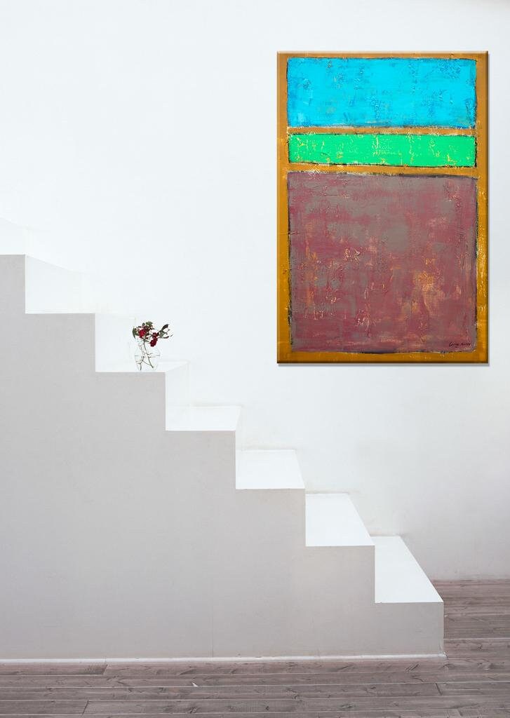 Abstract Oil Painting, Original Art, Canvas Painting, Large Abstract Art, Modern Art, Wall Decor, Abstract Landscape Painting, Palette Knife