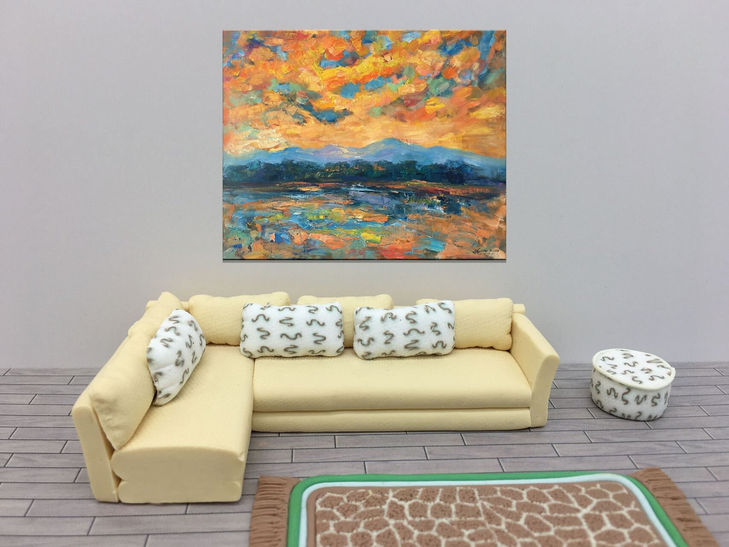 Abstract Art, Contemporary Art, Original Oil Painting, Abstract Canvas Art, Landscape Painting, Wall Decor, Art Decor, Large Abstract Art