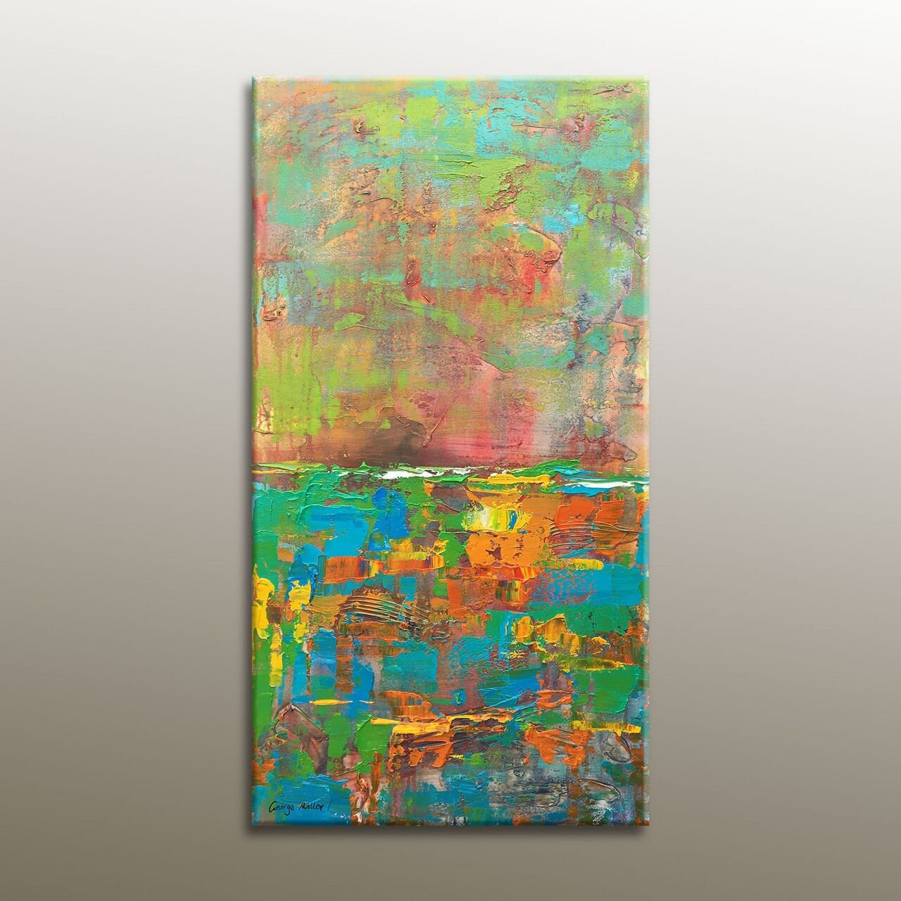 Abstract Art, Oil Painting, Abstract Canvas Painting, Original Painting, Abstract Landscape Painting, Large Oil Painting, GeorgeMillerArt