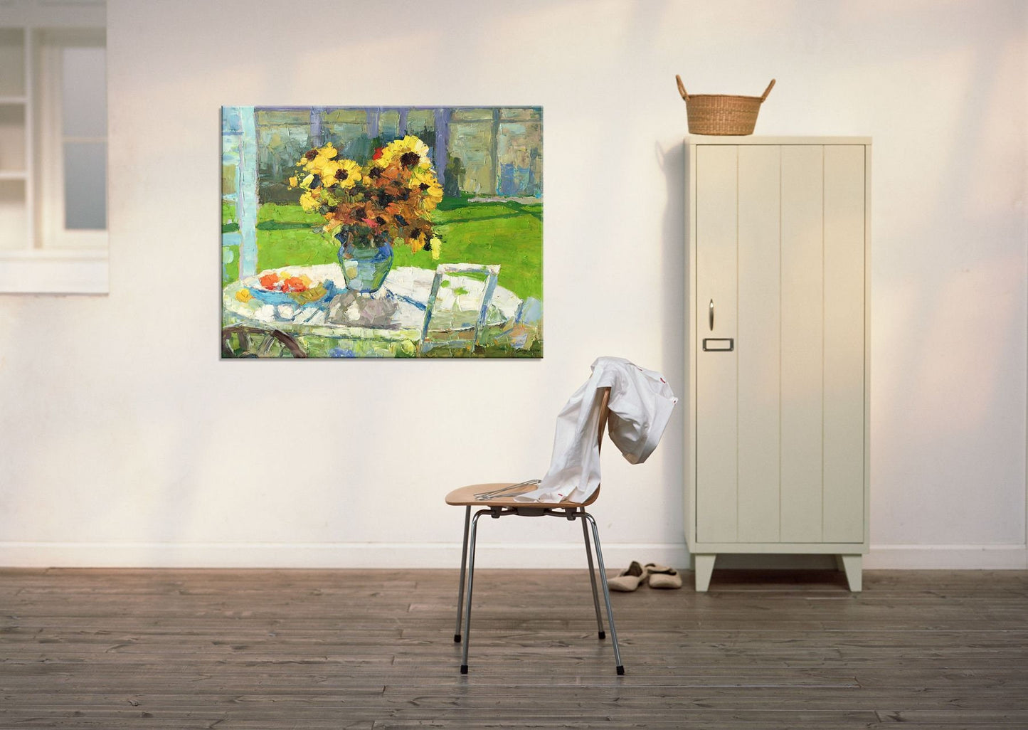 Flower Painting, Sunflowers Oil Painting, Original Art, Modern Art, Palette Knife Painting, Oil Painting, Abstract Flower Painting