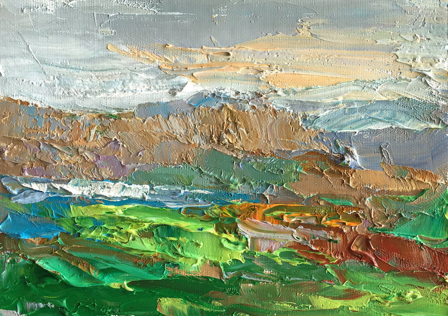 Original Landscape Oil Paintings, Abstract Oil Painting, Abstract Wall Art, Canvas Painting, Original Abstract Art, Small Abstract Art
