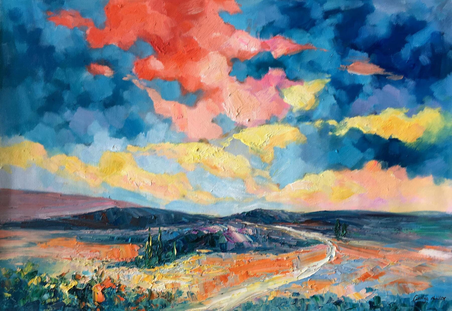 Make Your Wall Pop with Extra Large Abstract Paintings on Canvas - Ready to Ship Today - Original Art