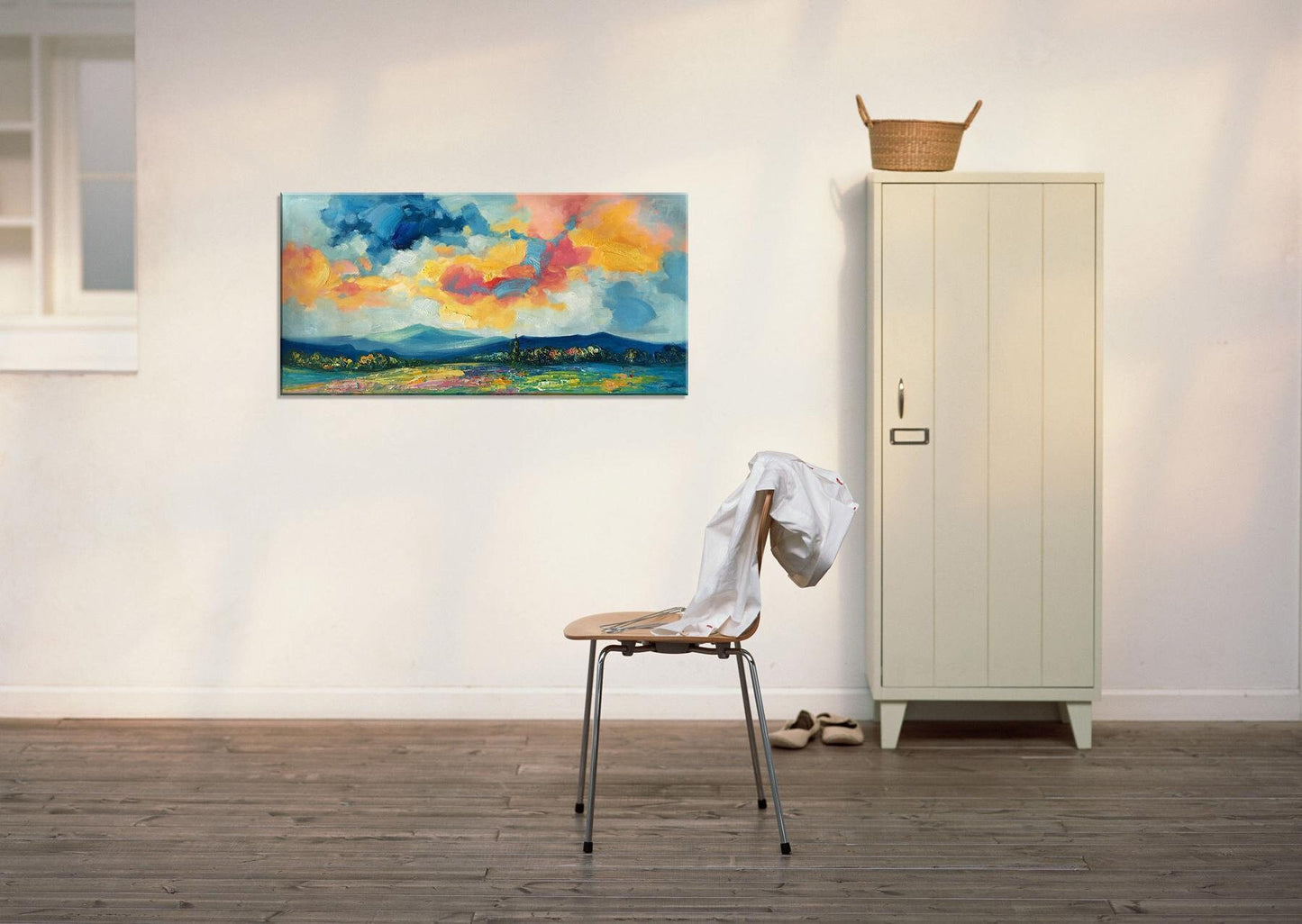 Abstract Landscape Oil Painting, Fine Art, Paintings On Canvas, Landscape, Extra Large Wall Art, Hand Painted, Modern Painting
