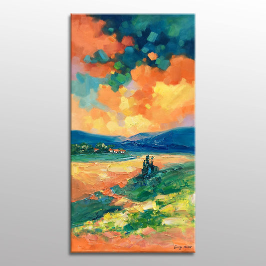 Oil Painting Abstract, Canvas Art, Modern Wall Art, Wall Art, Large Landscape Painting, Modern Painting, Original Abstract Art