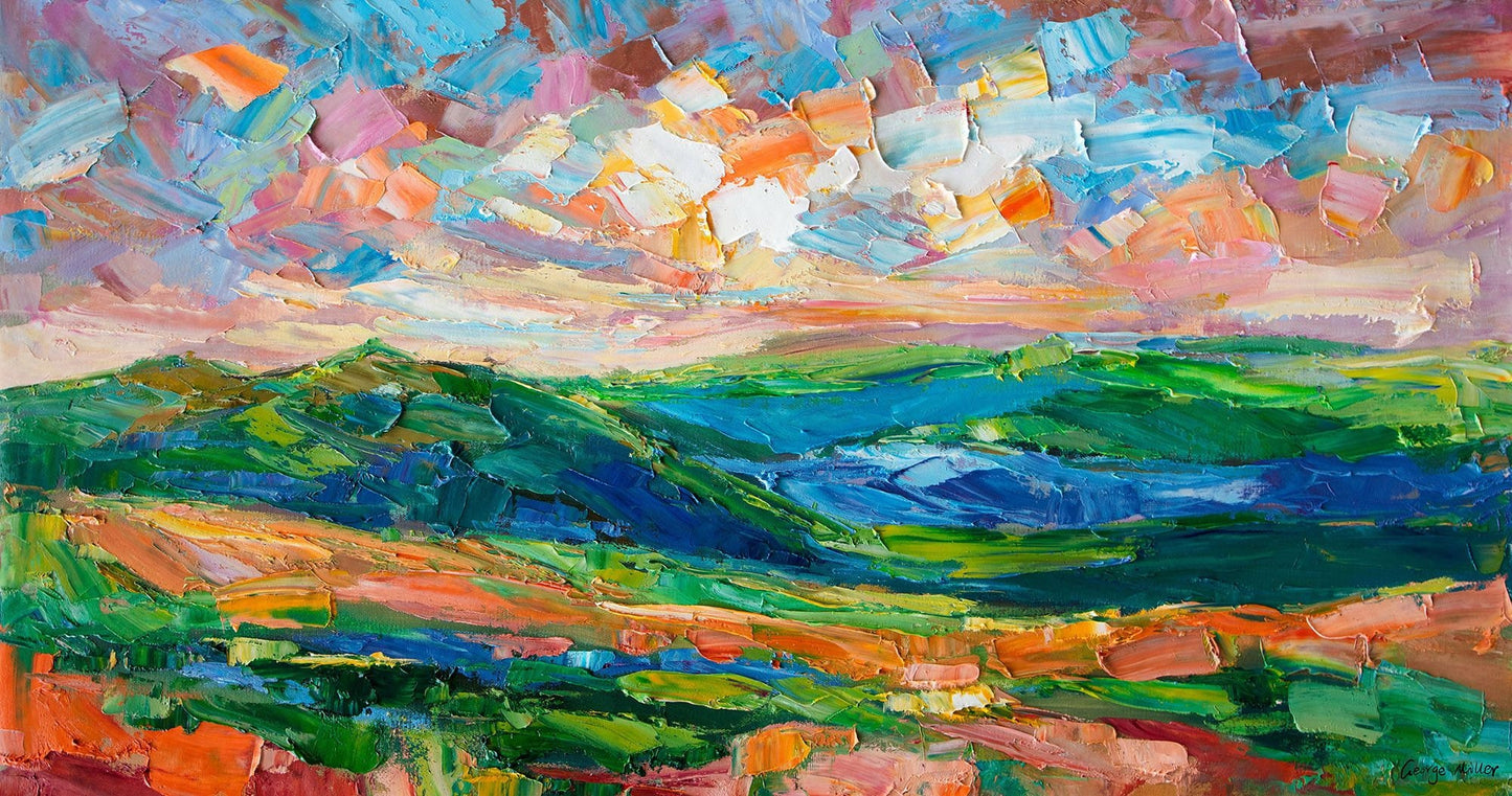 Abstract Oil Painting, Original Artwork, Abstract Canvas Painting, Contemporary, Large Abstract Painting, Oil Painting, Landscape Painting