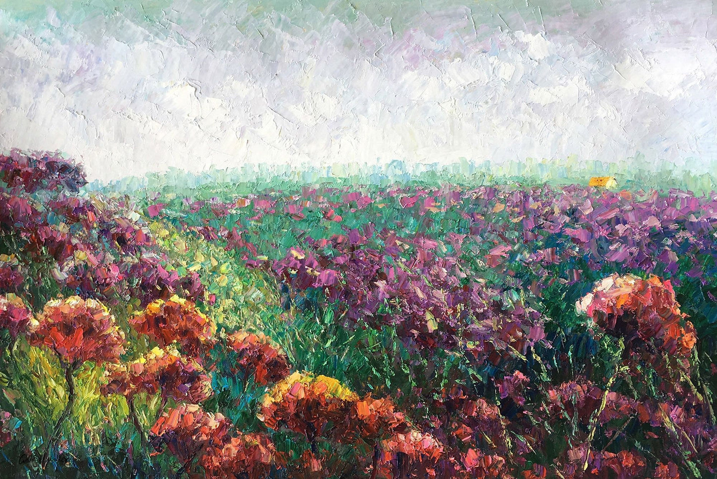 Large Custom Oil Painting Original Art, Painting Abstract, Large Oil Painting, Large Landscape Painting, Wall Decor, Contemporary Art