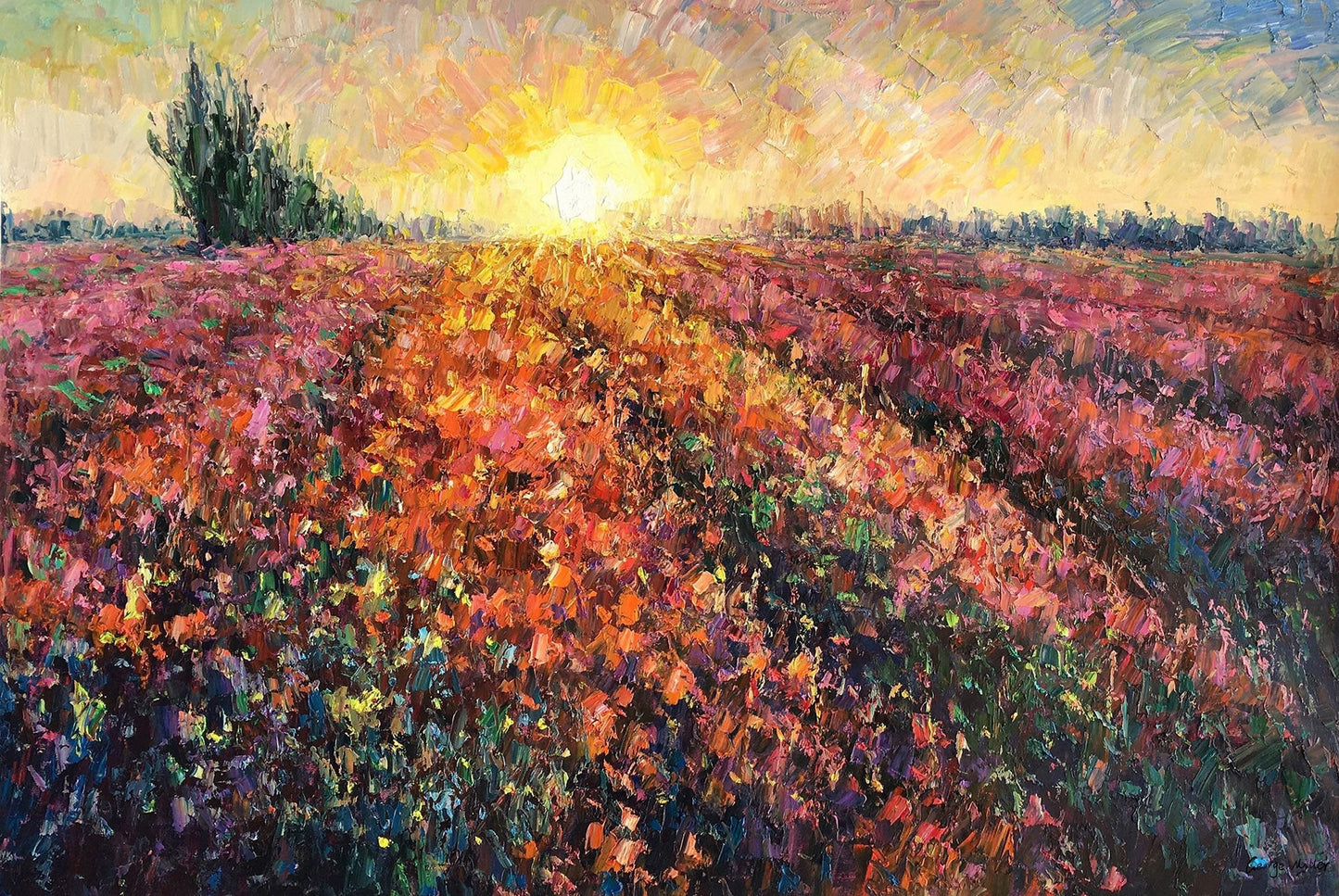 Large Custom Painting Canvas Art, Abstract Wall Art, Abstract Art, Bedroom Wall Decor, Original Oil Painting Landscape, Original Art, Modern