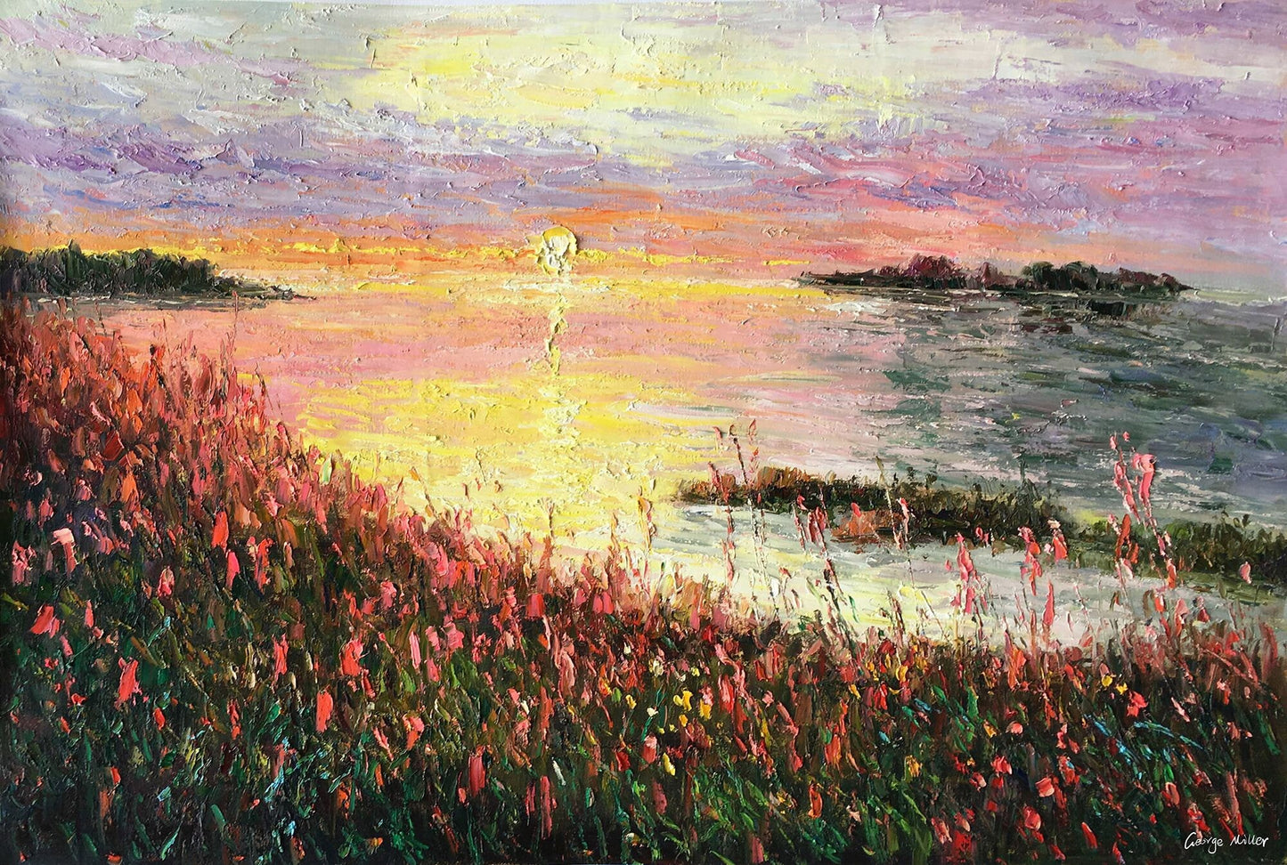 Large Canvas Painting, Original Artwork, Original Oil Painting Landscape, Kitchen Decor, Abstract Painting, Abstract Wall Art, Modern Art