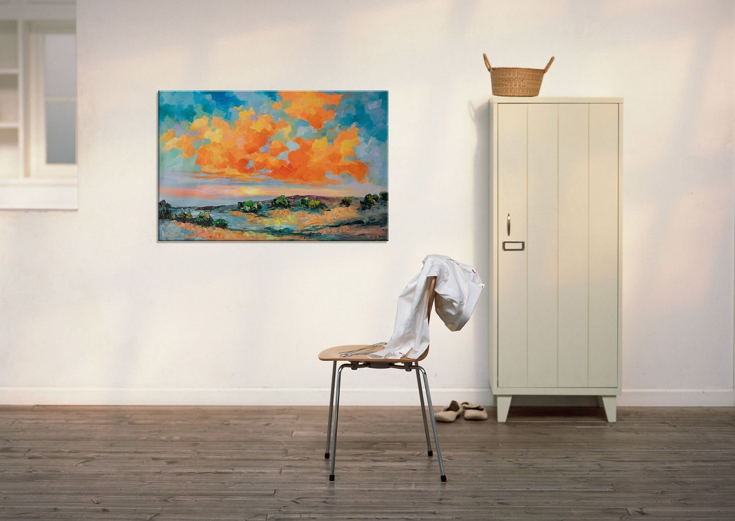 Large Oil Painting, Tuscany, Original Abstract Painting, Abstract Canvas Art, Abstract Oil Painting, Original Landscape Painting, Large Art