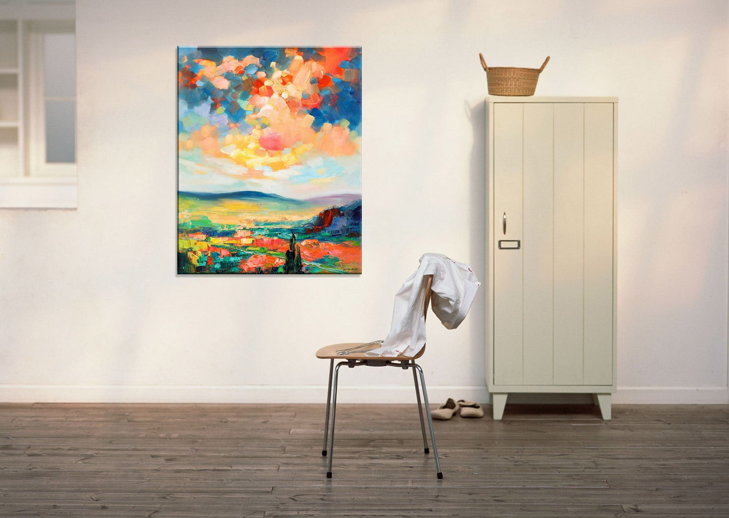 Large Painting Landscape, Skyscape, Canvas Painting, Oil Painting Abstract, Modern Art, Original Abstract Art, Large Landscape Painting