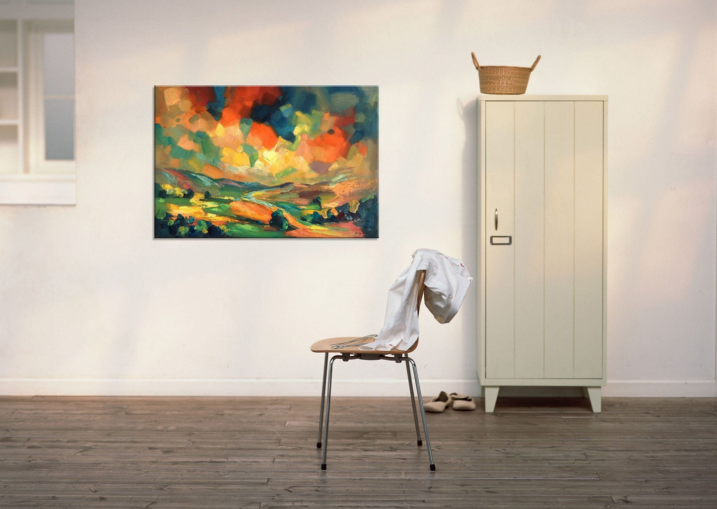 Landscape Painting, Abstract Painting, Large Art, Bedroom Art, Canvas Painting, Abstract Wall Art, Original Painting, Contemporary Art