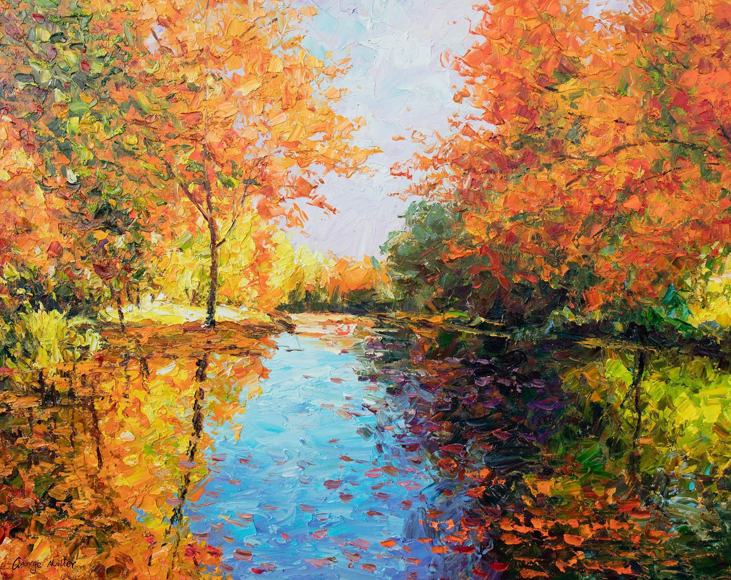 Landscape Painting, Abstract Oil Painting, Canvas Painting, Large Wall Decor, Original Painting, Large Abstract Painting, Autumn Forest Art