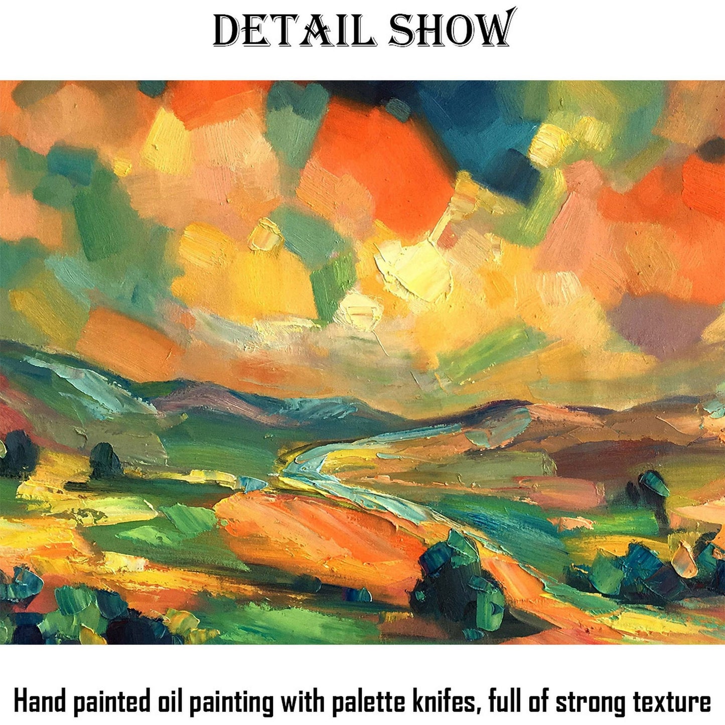 Landscape Painting, Abstract Painting, Large Art, Bedroom Art, Canvas Painting, Abstract Wall Art, Original Painting, Contemporary Art