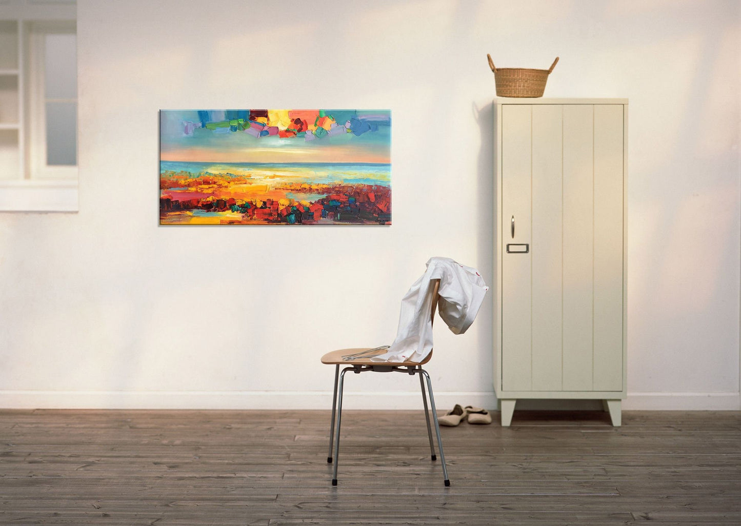 Abstract Landscape Oil Painting, Canvas Painting, Oil Painting, Landscape, Extra Large Painting, Handmade, Contemporary Art, Textured Art
