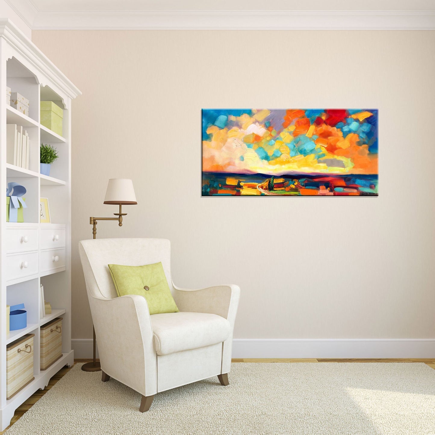 Landscape Painting, Wall Decor, Canvas Painting, Large Canvas Wall Art, Original Abstract Art, Large Oil Painting, Contemporary Painting