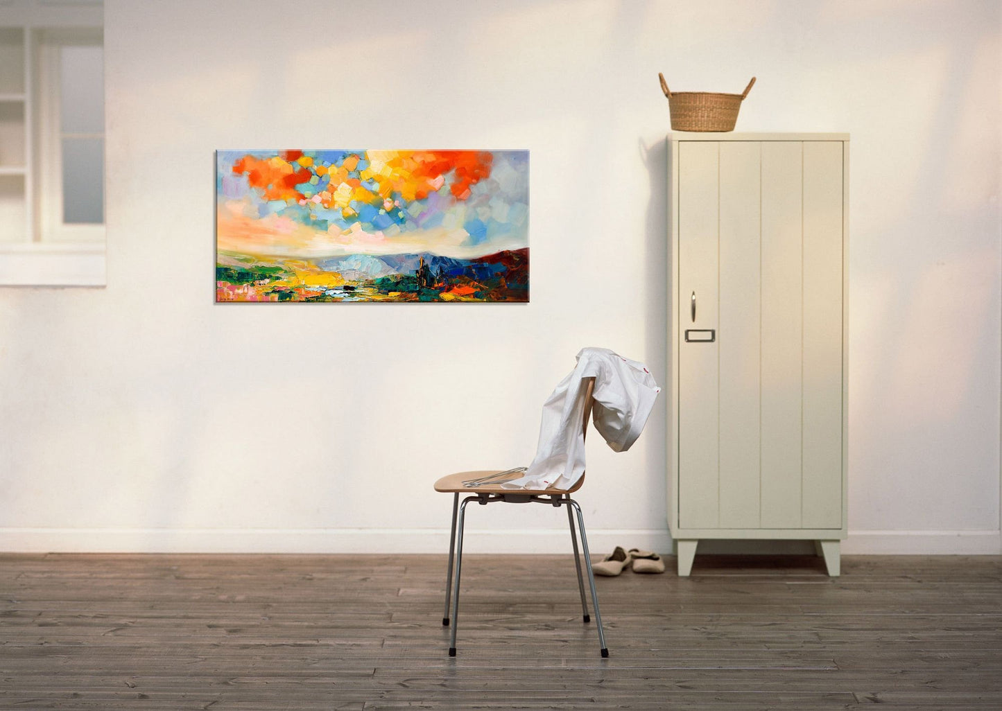 Oil Painting Original, Contemporary Art, Coffee Wall Art, Large Abstract Painting, Original Landscape Oil Paintings, Art Decor, Canvas Art