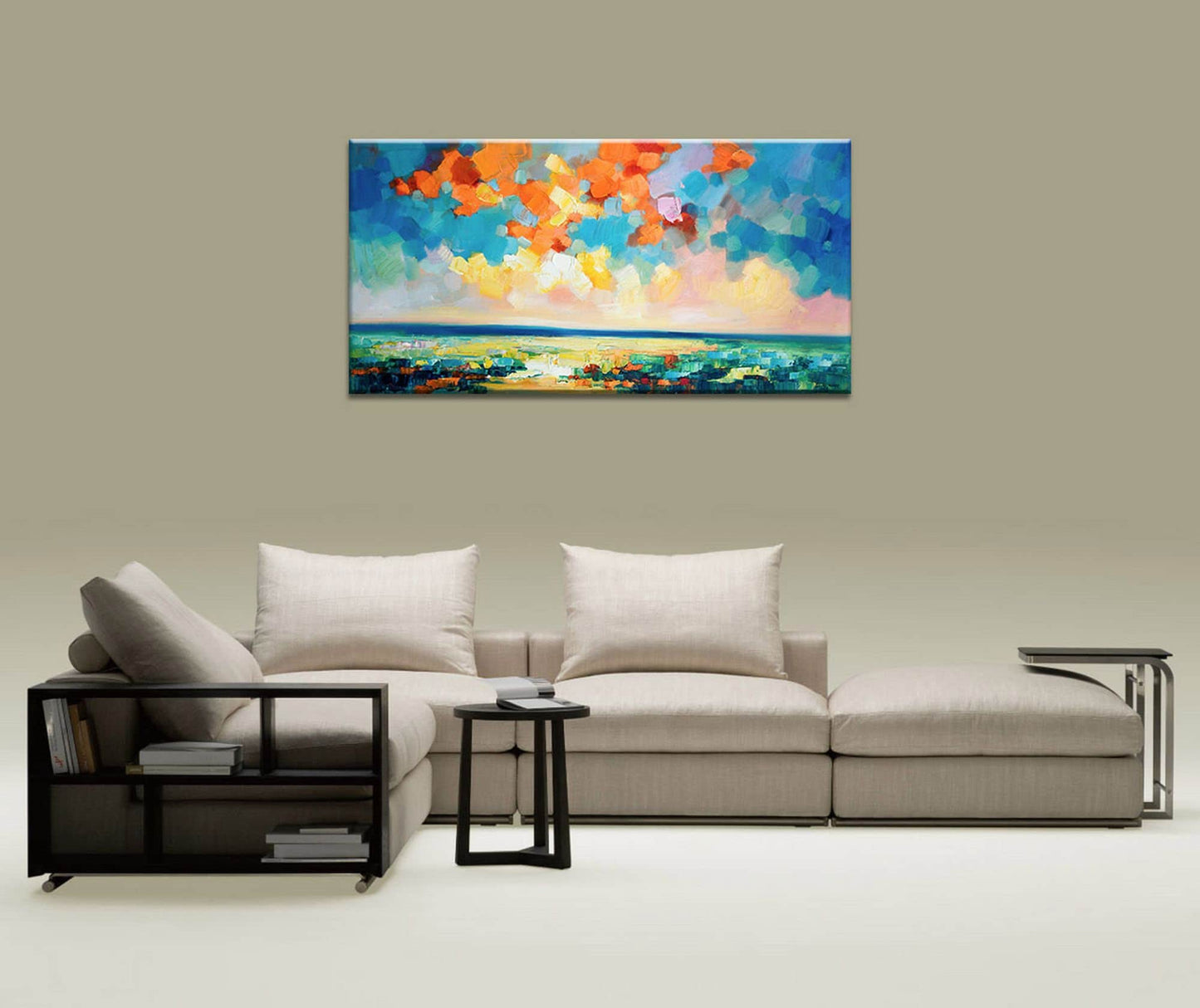 Large Art, Bedroom Art, Abstract Art, Original Artwork, Abstract Landscape Painting, Modern Painting, Abstract Canvas Art, Wall Decor