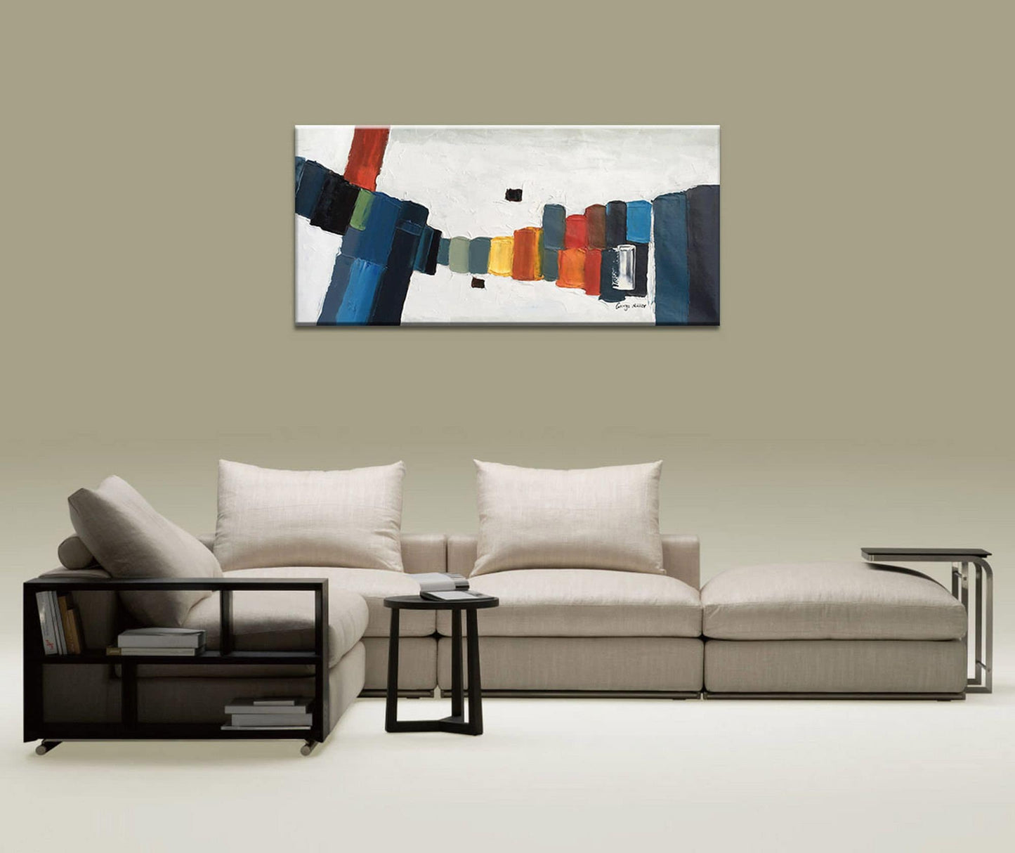 Modern Art, Original Painting, Large Canvas Painting, Painting Abstract, Large Wall Art, Black and White Art, Abstract Canvas Painting