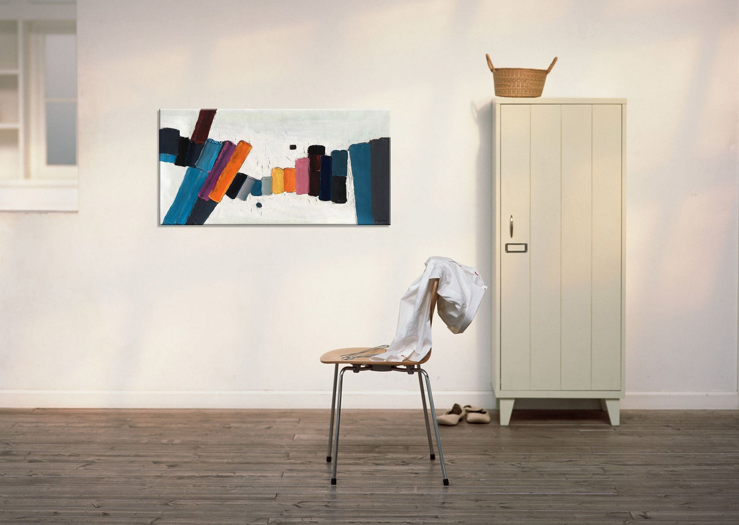 Abstract Painting Minimalist Black And White, Canvas Wall Art, Oil Painting, Large Canvas Art, Modern Painting, Impasto Oil Painting