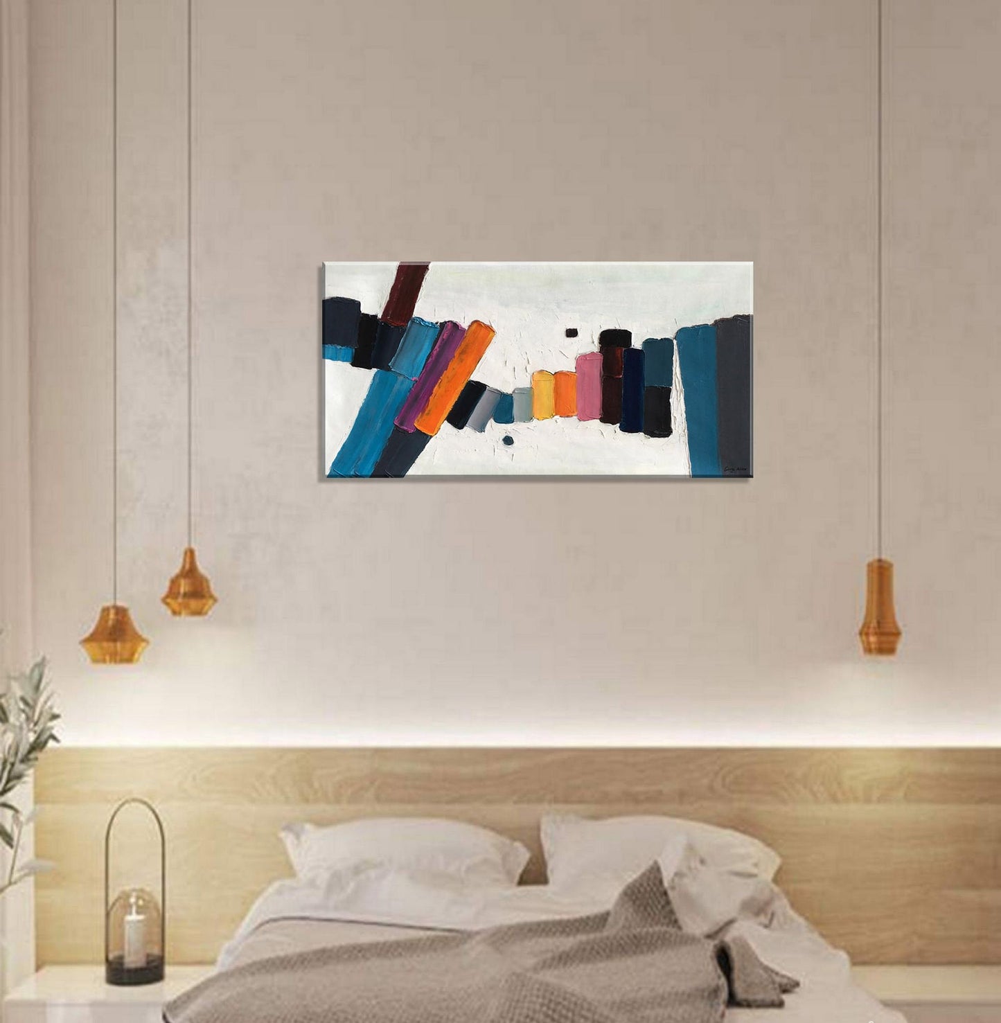 Abstract Painting Minimalist Black And White, Canvas Wall Art, Oil Painting, Large Canvas Art, Modern Painting, Impasto Oil Painting