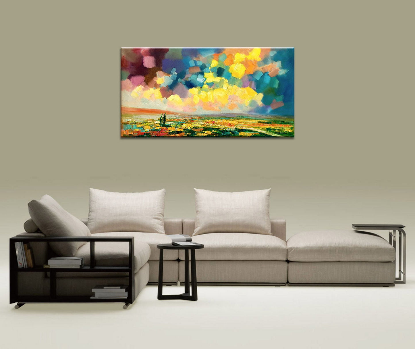 Original Landscape Oil Paintings, Modern Art, Abstract Canvas Art, Large Art, Abstract Painting, Living Room Wall Art, Large Wall Art Canvas