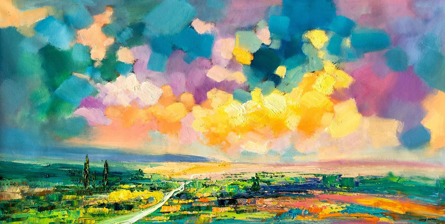 Landscape Painting, Oil Painting Original, Modern Painting, Bedroom Art, Large Wall Art Canvas, Canvas Painting, Large Canvas Painting